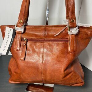Oak & Leather Genuine Leather Tote – NWT